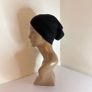 Black Headband Hijab under cap Elegant black hijab under cap and under scarf
